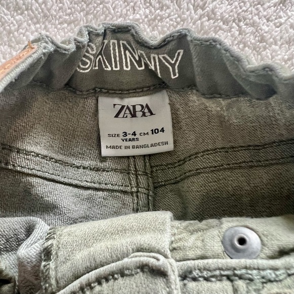 2 for $10/Zara Khaki Skinny Jeans - Picture 7 of 9